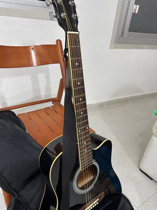 Guitarra Acústica Rochester Negra