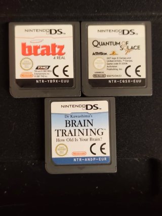 3 Juegos Nintendo DS: Bratz, Quantum of Solace, Br
