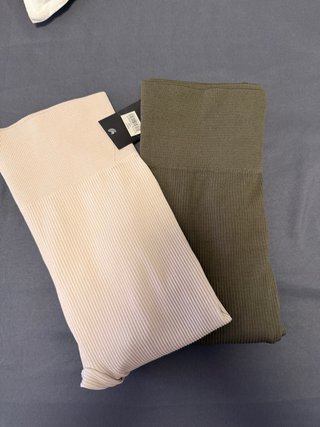 Pack 2 Leggings canalé