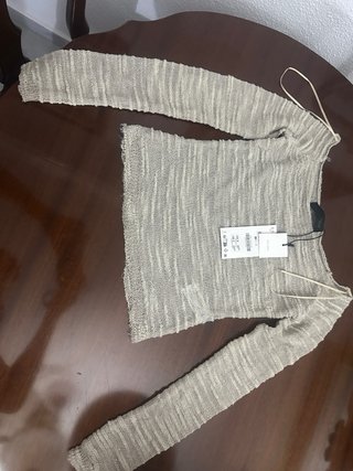 Jersey Zara Lana Entretiempo Talla S
