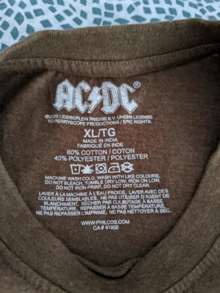 Camiseta ACDC High Voltage XL