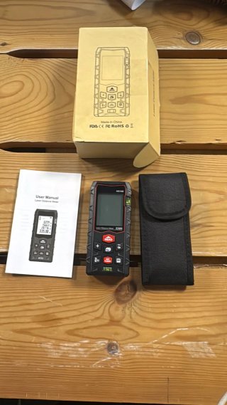 Medidor Láser HS60 + Nivel + Funda