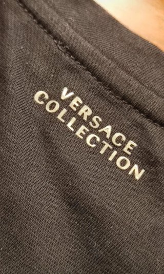 Maglietta Versace Uomo Nero Giallo