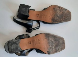 Zapatos Plumers Piel Negros Talla 38