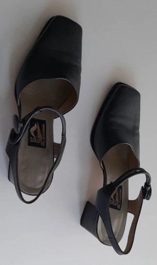 Zapatos Plumers Piel Negros Talla 38