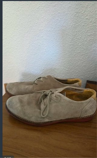 Zapatos Timberland Beige Talla 45 Vintage