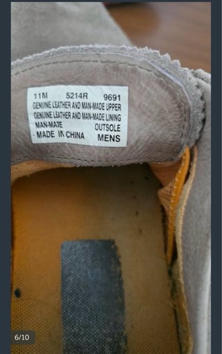 Zapatos Timberland Beige Talla 45 Vintage