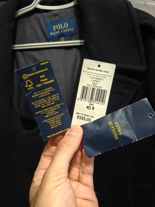 Abrigo Pescador Ralph Lauren Azul