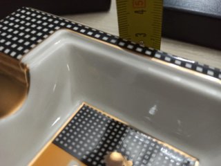 Posacenere Cohiba in ceramica con scatola