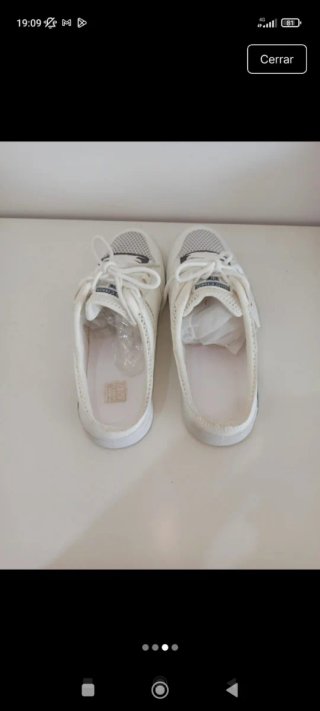 Zapatillas Zuecos Blancas Talla 42