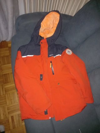 Chaqueta infantil Quechua naranja Talla 10-11