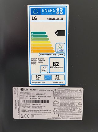 TV LG 42” + Barra Sonido Phillips