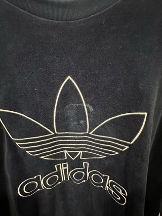 Sudadera Adidas azul terciopelo