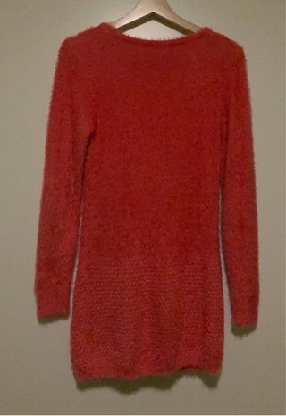 Vestido mini o jersey maxi rojo