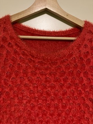 Vestido mini o jersey maxi rojo