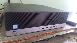 HP EliteDesk 800 G3 Escritorio Negro/Plateado