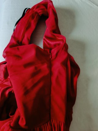 Vestido largo fiesta con flores