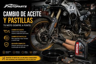 Servicio de mantenimiento moto