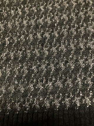 Mini Vestido / Maxi Jersey Cuello Alto Gris