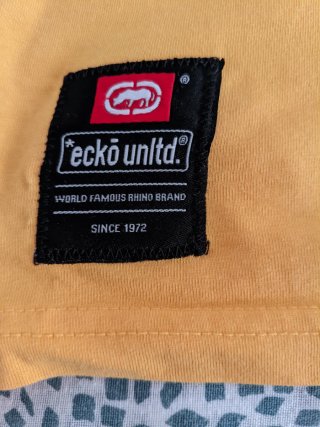 Camiseta Ecko Unltd. XL Amarilla