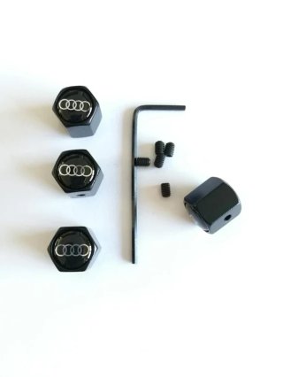 TAPONES VALVULAS AUDI NEGROS ANTIRROBO