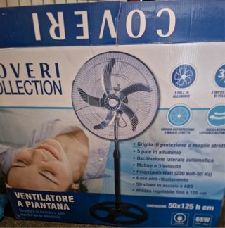 Ventilatore con piantana , Enrico Coveri 5 pale