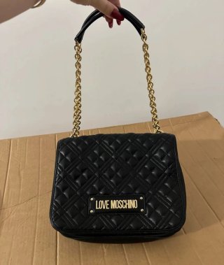 Mala Love Moschino preta nova