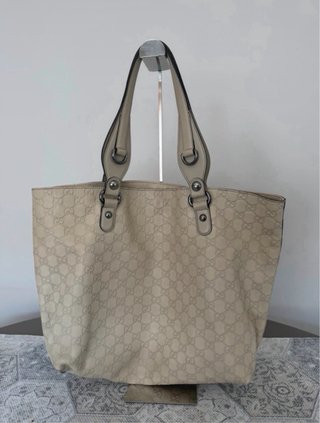 Bolso Tote Gucci Guccisima Beige Original