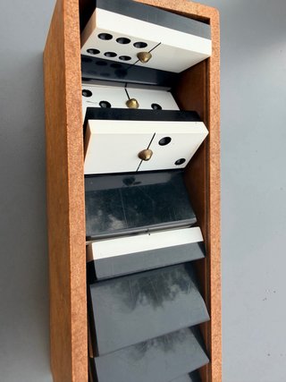 Domino Principe Caja Madera Vintage