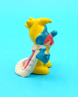 Figura PVC Pitufo Rey Knockoff