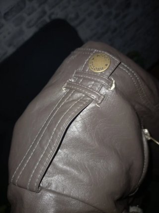 Chaqueta niño marrón con cuello Talla 14