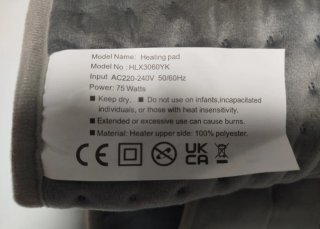 Faja Eléctrica Lumbar Calentador Manos