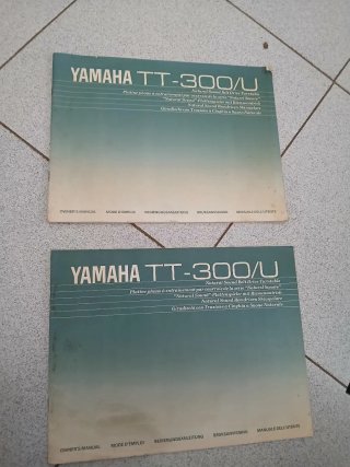 Manual Tocadiscos Yamaha TT-300/U