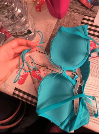 Reggiseno azzurro nuovo