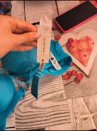 Reggiseno azzurro nuovo