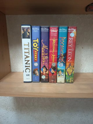 Lote 6 Películas VHS Disney Clásicos
