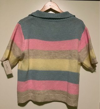 Jersey rayas cuello polo. Nuevo a estrenar.