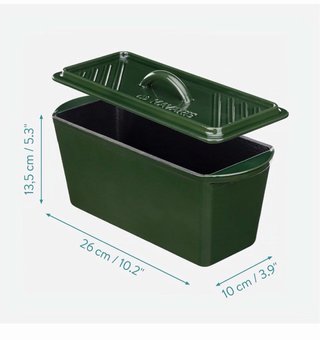 Navaris Olla Pan Rectangular Verde