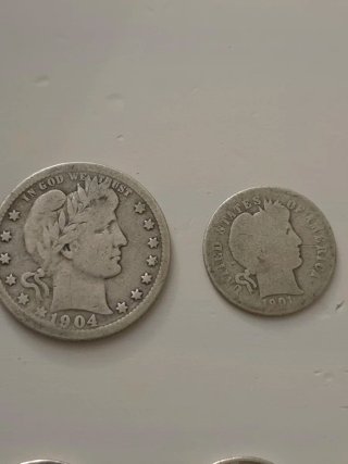 Lote monedas antiguas EEUU