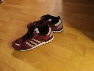 Adidas Zapatillas Talla 44 Rojo/Plata