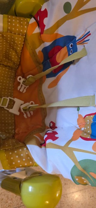 Trona bebé con funda lavable