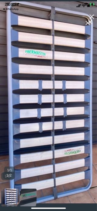 Somier Fibra 90x190 con Patas