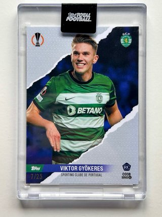 4 Cartas Viktor Gyökeres Topps Total Football