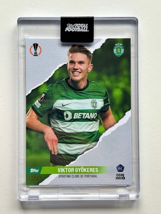 4 Cartas Viktor Gyökeres Topps Total Football