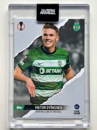 4 Cartas Viktor Gyökeres Topps Total Football