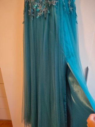 Vestido Fiesta Marfil Barcelona 8JB1 NUEVO