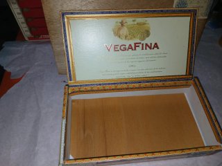 Scatola di Sigari VEGAFINA in Legno Vuota