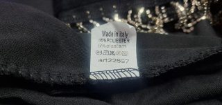 Vestido Negro Fiesta Made in Italy