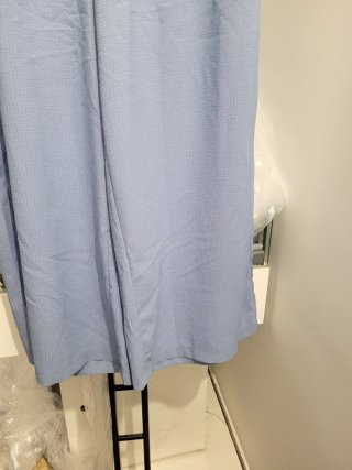 Pantalones anchos azules