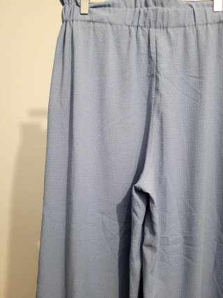 Pantalones anchos azules